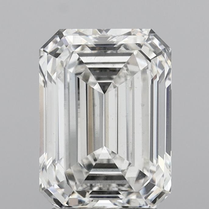 2.93ct Emerald G VS1 Lab Created Diamond