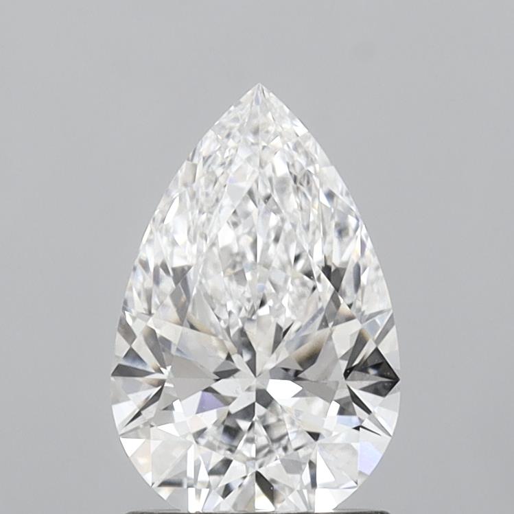 1.42ct Pear D VS2 Lab Created Diamond