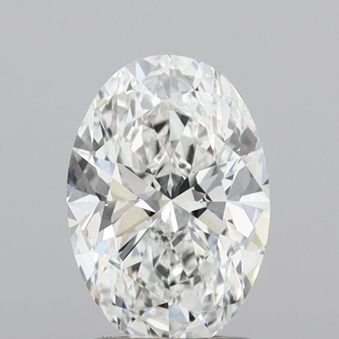 1.7ct Oval E IF Lab Created Diamond