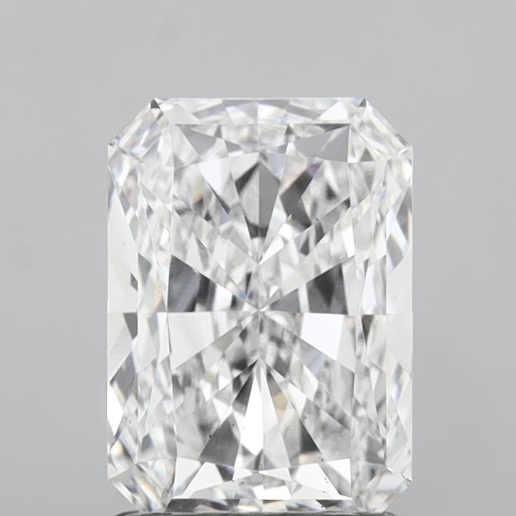 2.04ct Radiant D VS2 Lab Created Diamond