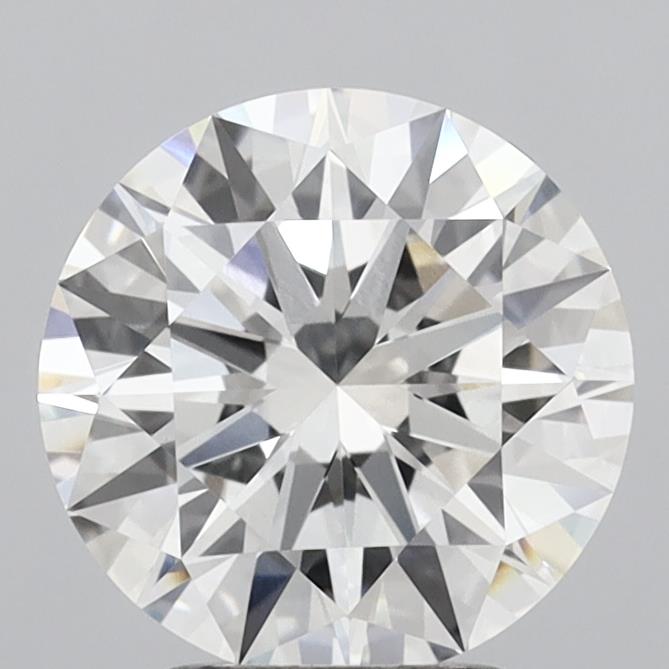 3.06ct Round H VVS2 Lab Created Diamond