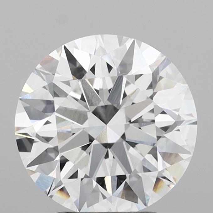 3.09ct Round F VVS2 Lab Created Diamond