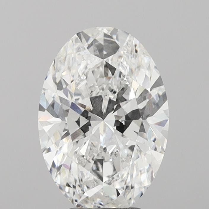 4.42ct Oval E VVS2 Lab Created Diamond