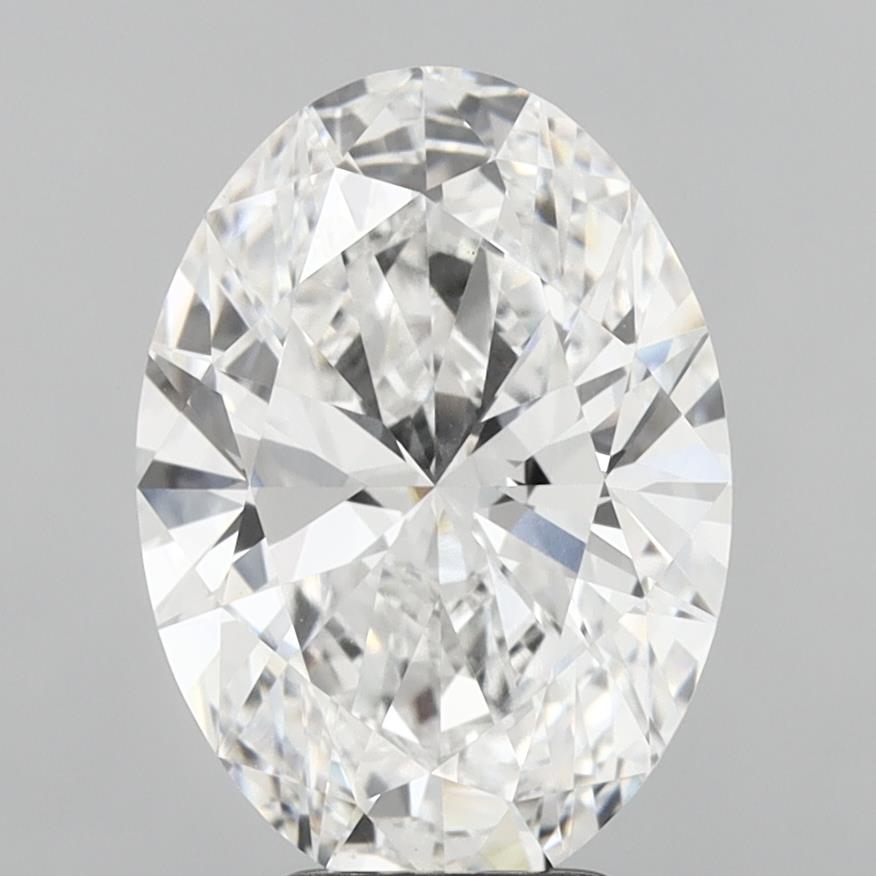 4.6ct Oval E VVS2 Lab Created Diamond