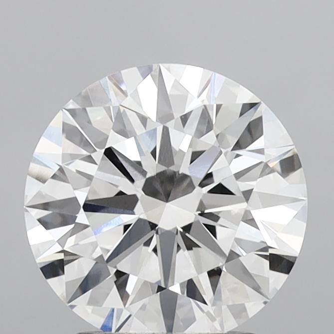2.88ct Round E VVS2 Lab Created Diamond