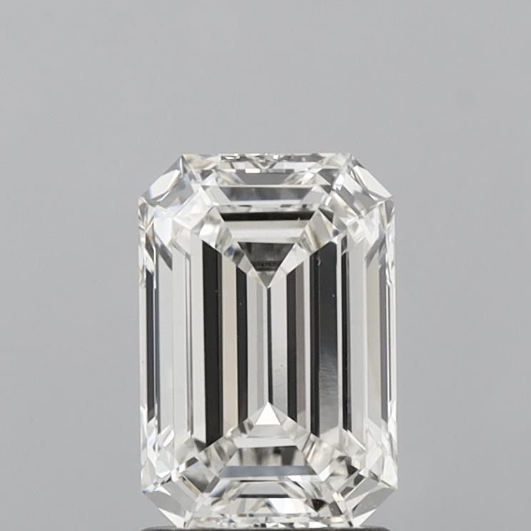 1.79ct Emerald H VVS2 Lab Created Diamond
