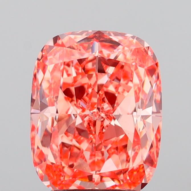 2.61ct Cushion  VVS2 Lab Created Diamond
