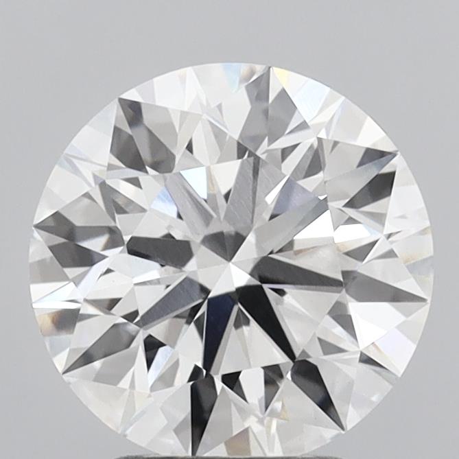 3.02ct Round E VVS2 Lab Created Diamond
