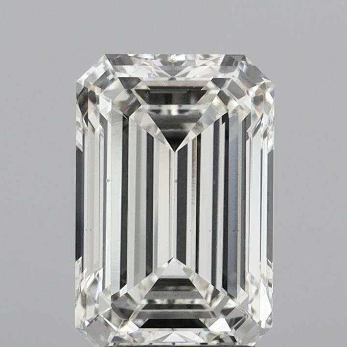 2.72ct Emerald G VS1 Lab Created Diamond