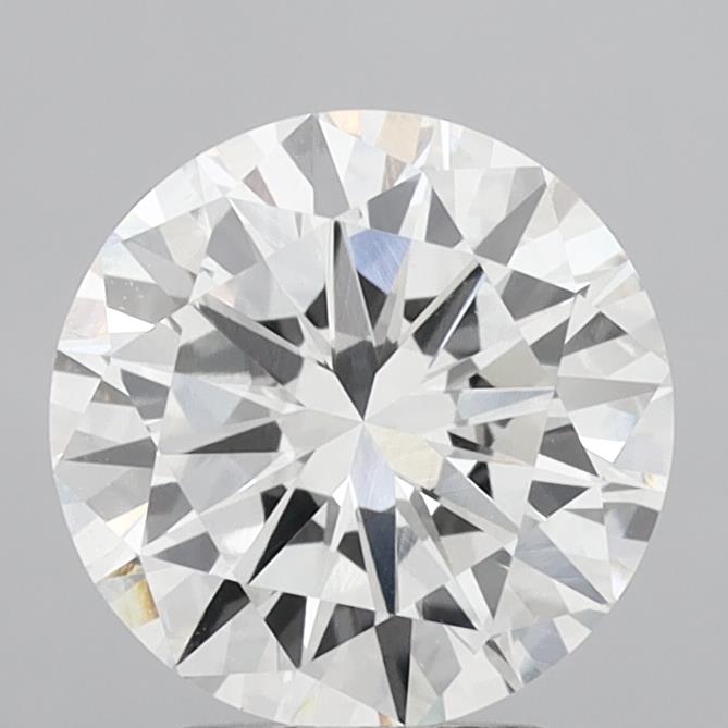 3.02ct Round F VVS2 Lab Created Diamond
