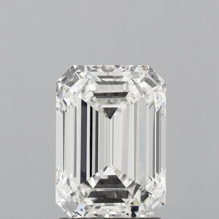 2.05ct Emerald G VVS2 Lab Created Diamond