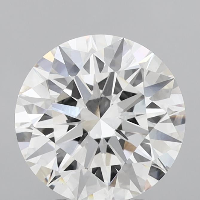 3.02ct Round E VVS2 Lab Created Diamond