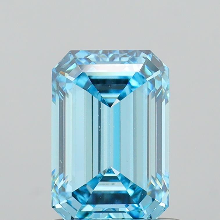 1.36ct Emerald  VVS2 Lab Created Diamond