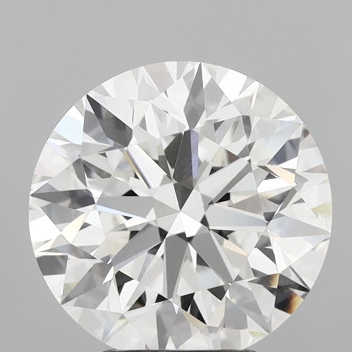 3.92ct Round F VVS2 Lab Created Diamond