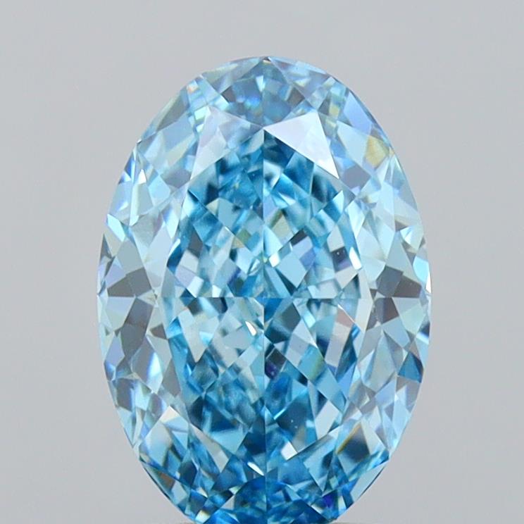 2.17ct Oval  VVS2 Lab Created Diamond