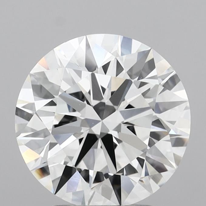 2.96ct Round D VVS2 Lab Created Diamond