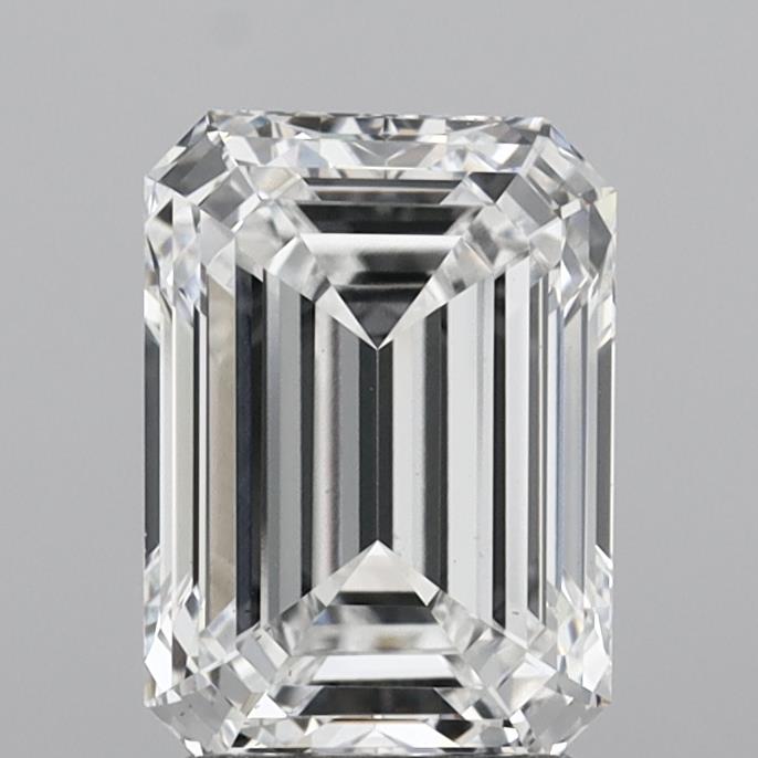 2.91ct Emerald E VS2 Lab Created Diamond