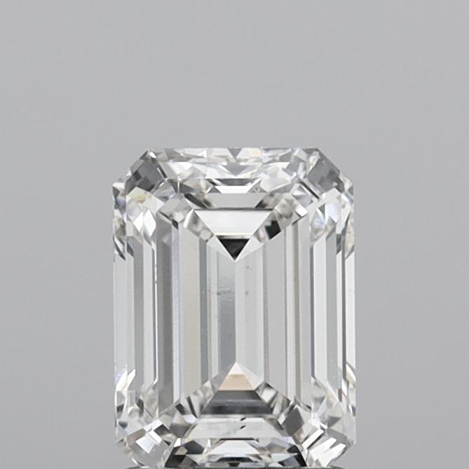 1.54ct Emerald F VS2 Lab Created Diamond