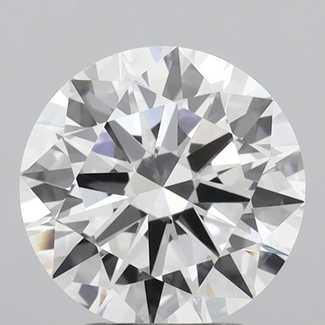 2.96ct Round D VVS2 Lab Created Diamond