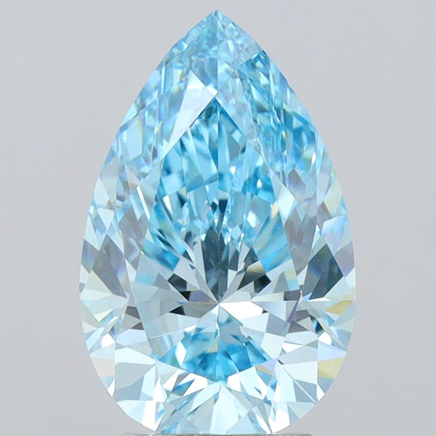 3.81ct Pear  VVS2 Lab Created Diamond