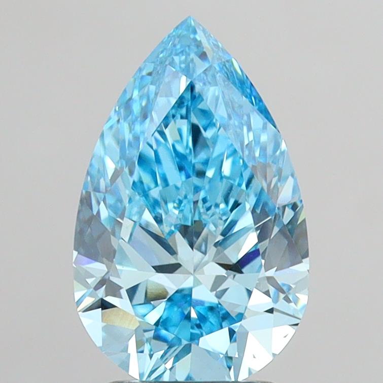 2.39ct Pear  VVS2 Lab Created Diamond