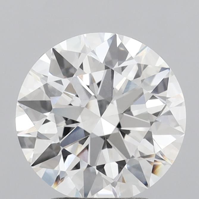 2.81ct Round F VVS2 Lab Created Diamond