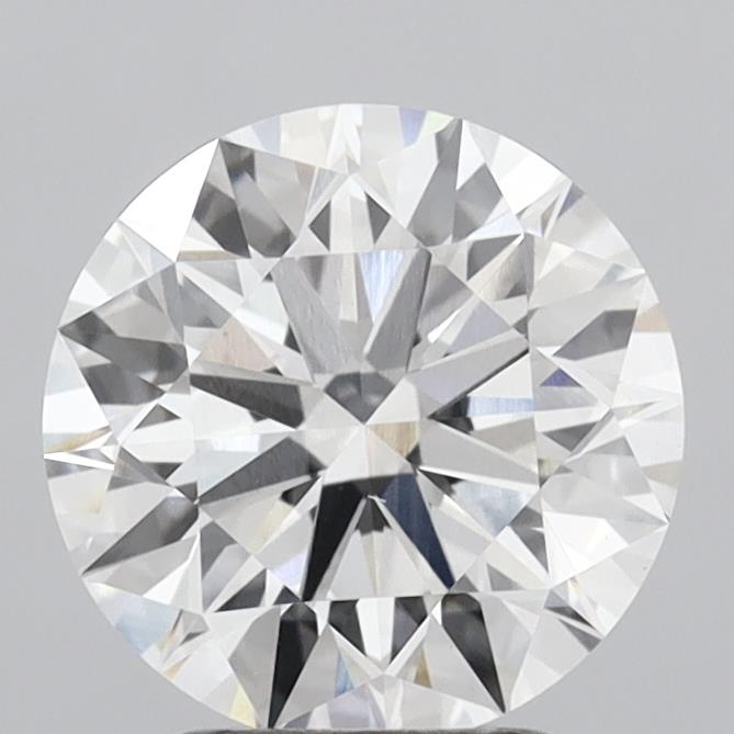3.01ct Round F VVS2 Lab Created Diamond