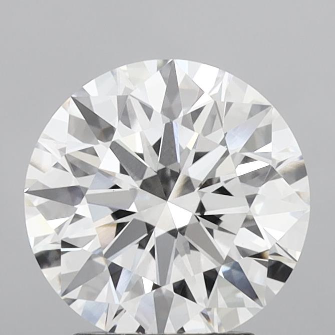 3.06ct Round E VVS2 Lab Created Diamond