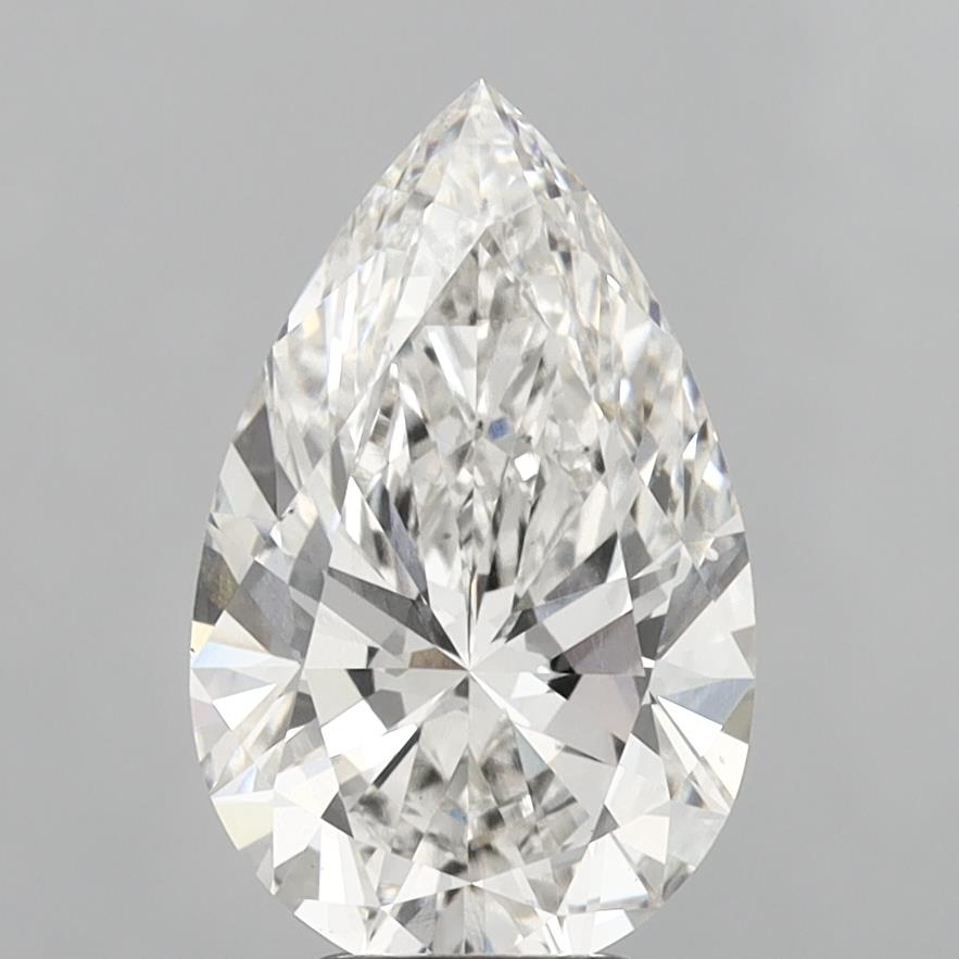 4.82ct Pear H VS2 Lab Created Diamond