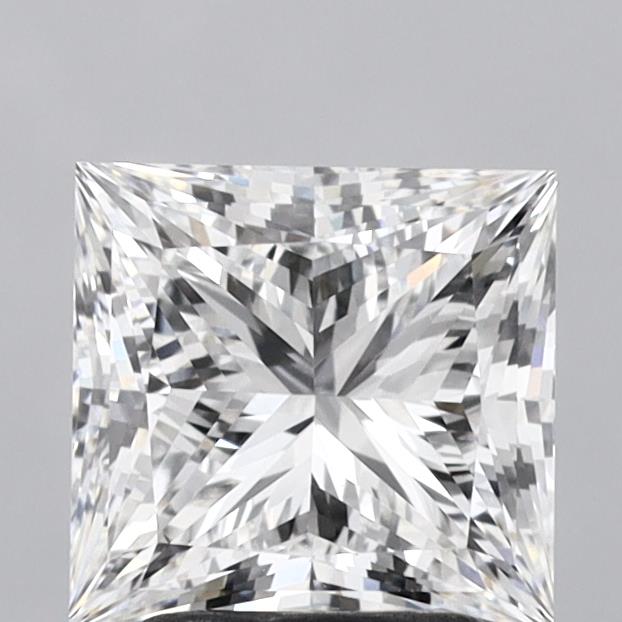 2.69ct Princess E VVS2 Lab Created Diamond