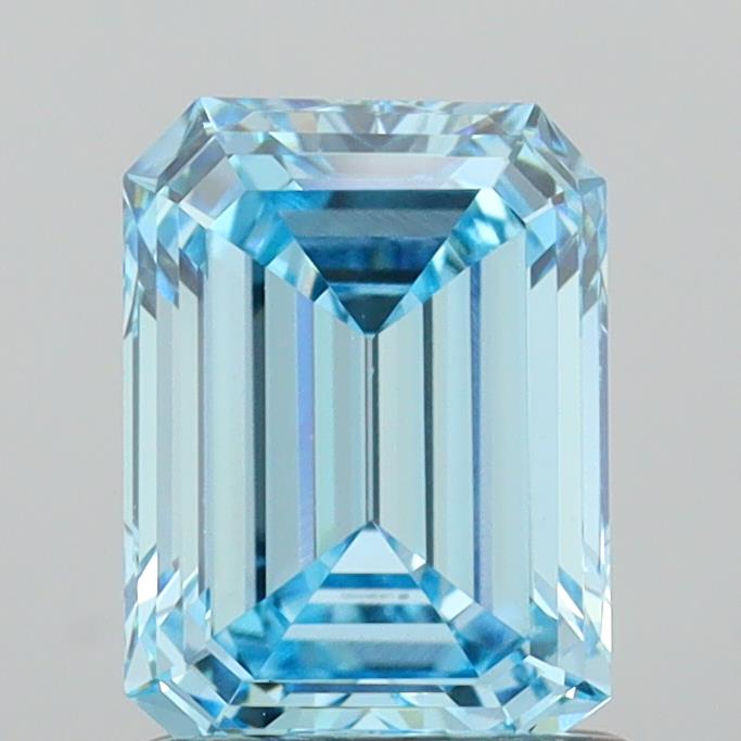 1.42ct Emerald  VS1 Lab Created Diamond