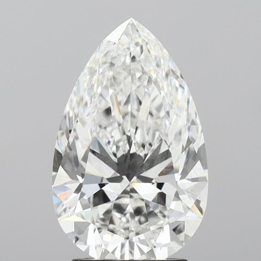3.07ct Pear E VS1 Lab Created Diamond