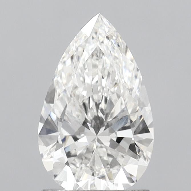 1.47ct Pear F VS1 Lab Created Diamond