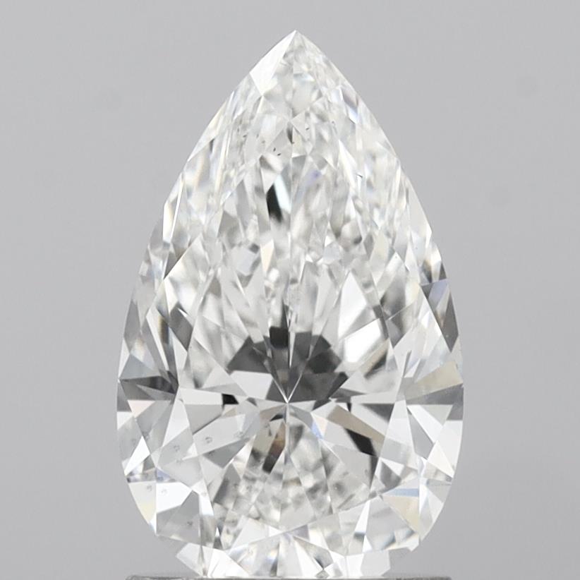 1.56ct Pear F VS2 Lab Created Diamond