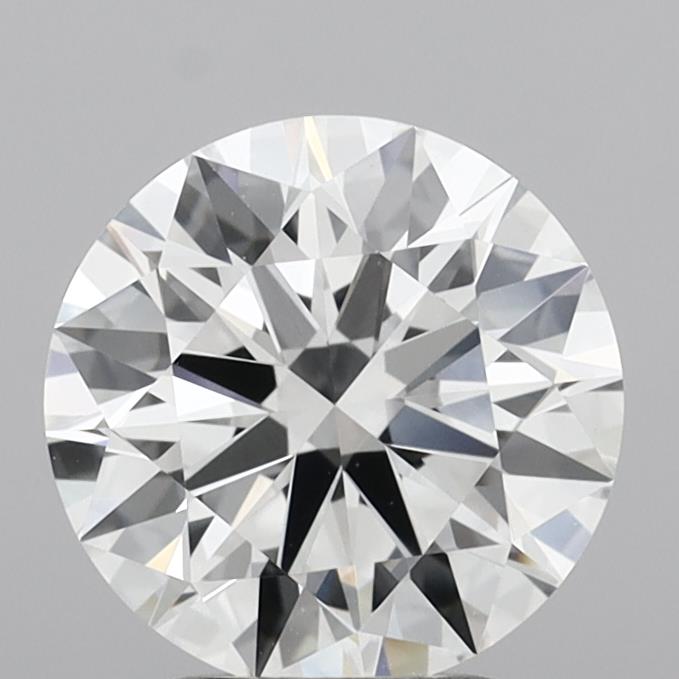 3.01ct Round F VVS2 Lab Created Diamond