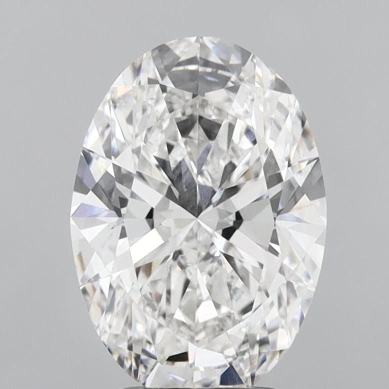 3.1ct Oval E VVS2 Lab Created Diamond