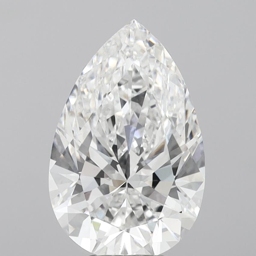 5.05ct Pear E VS1 Lab Created Diamond