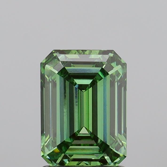 1.83ct Emerald  VVS2 Lab Created Diamond
