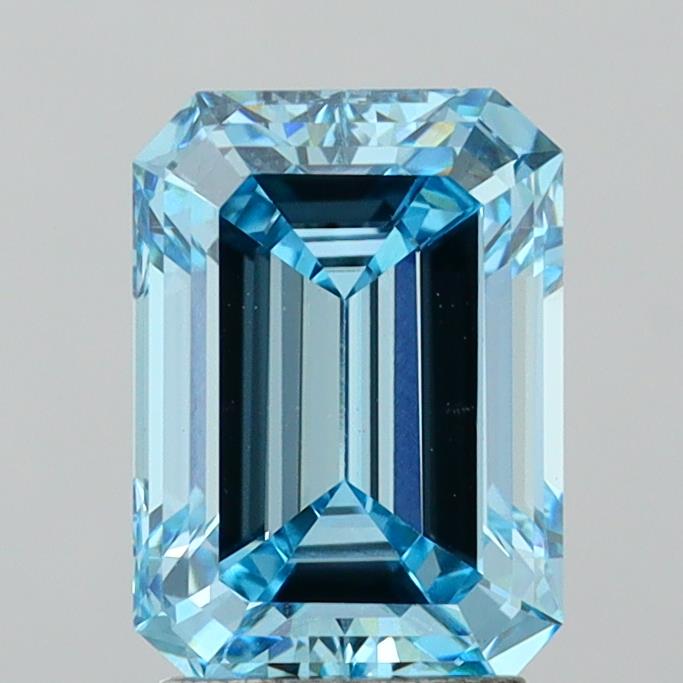 2.95ct Emerald  VS1 Lab Created Diamond