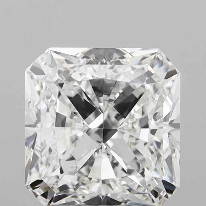 3.04ct Radiant E VVS1 Lab Created Diamond