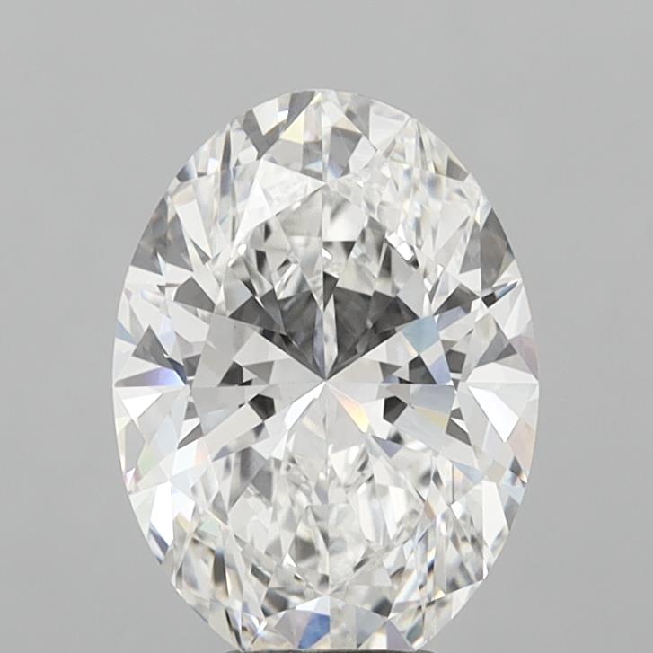 5.06ct Oval E VVS2 Lab Created Diamond