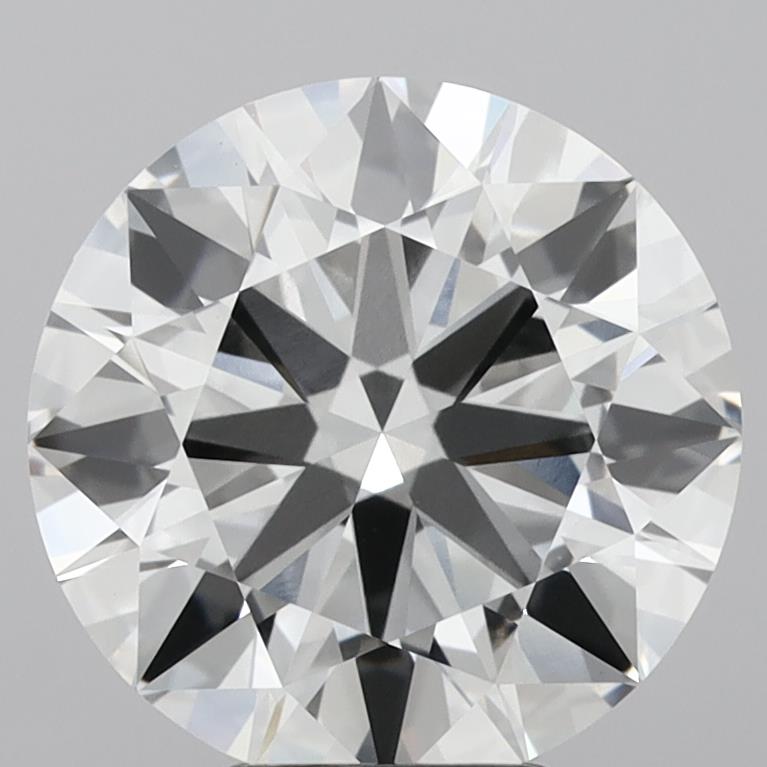 5.55ct Round F VVS2 Lab Created Diamond