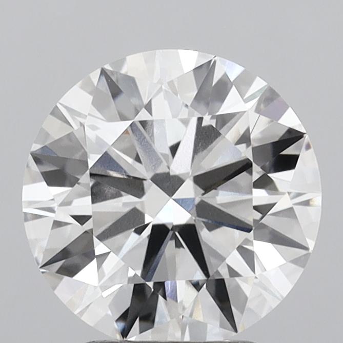2.84ct Round E VVS2 Lab Created Diamond