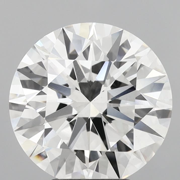 4.38ct Round F VS1 Lab Created Diamond