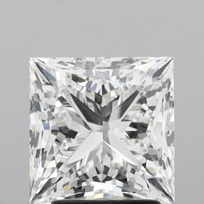 3.04ct Princess E VVS2 Lab Created Diamond
