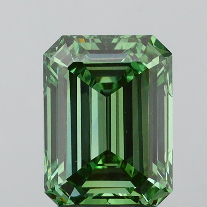 2.61ct Emerald  VVS2 Lab Created Diamond