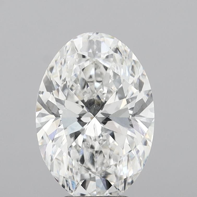 4.74ct Oval E VVS2 Lab Created Diamond