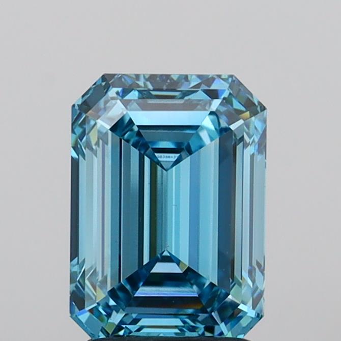 2.13ct Emerald  VS1 Lab Created Diamond