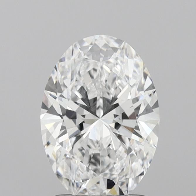 1.58ct Oval D VVS2 Lab Created Diamond