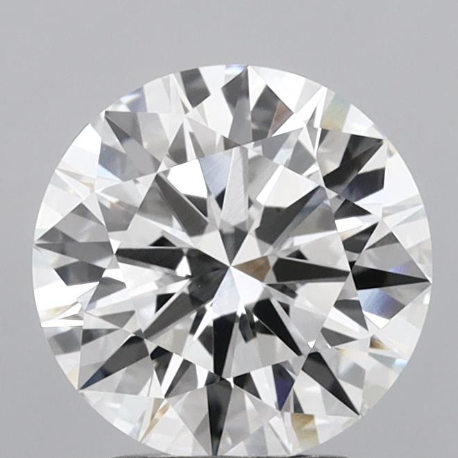 2.71ct Round F VVS2 Lab Created Diamond